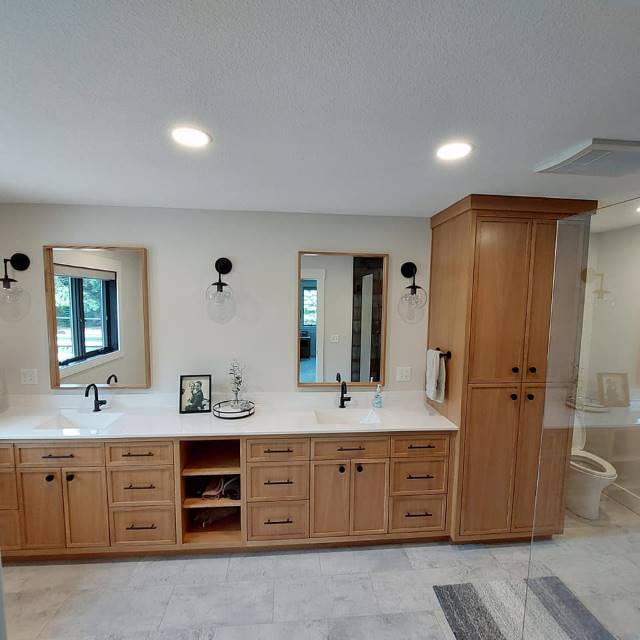 Custom Bathroom Cabinets | DS Woods Custom Cabinets | Decatur, Indiana ...